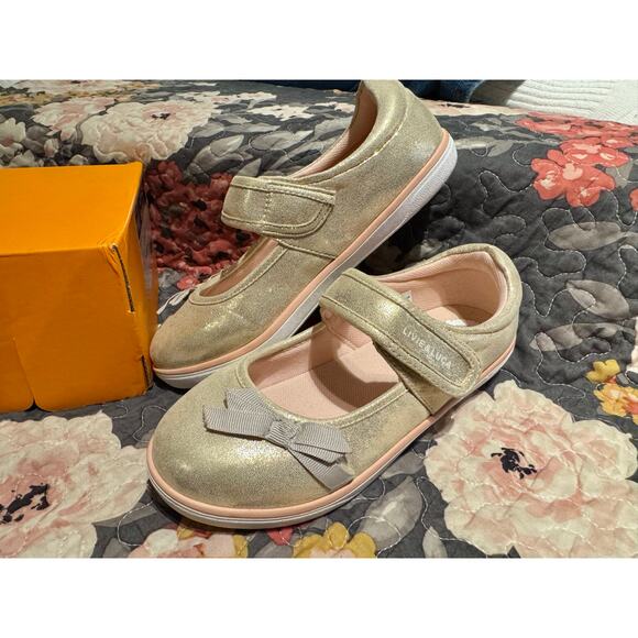 Livie & Luca Champagne River Eco Mary Jane Sneaker size 1c - Picture 1 of 10
